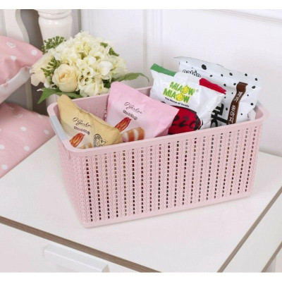 Giỏ, sọt, rổ đựng đồ đa năng có tay cầm thiết kết bắt mắt Giỏ sọt rổ mây đan kiểu dáng màu sắc phong cách hàn quốc có nhiều size có nắp đậy và không có nắp đậy cao cấp