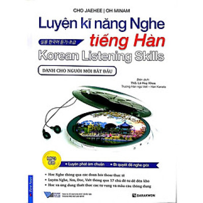 Sách Luyện Kỹ Năng Nghe Tiếng Hàn (Dành Cho Người Mới Bắt Đầu) QR - First News