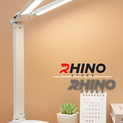 Đèn học LED 3 ánh sáng bảo vệ mắt chống cận cảm ứng Rhino L205, tích điện đa năng làm việc, để bàn học - Hàng chính hãng