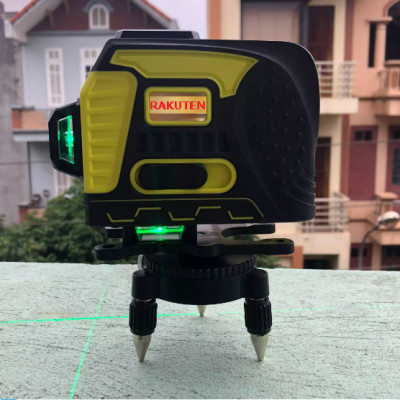 Máy cân bằng laser RAKUTEN 12 tia xanh siêu sáng - Máy bắn cốt, Máy cân mực, Máy đánh thăng bằng tia laser thế hệ mới 2021 - Hàng chính hãng