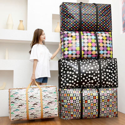 Túi bạt - Túi dứa bỏ hành lý  - Túi đựng đồ chăn quần áo có dây kéo kích thước lớn 50 x 35 x 20cm  siêu bền , rất tiện dụng cho mọi gia đình 