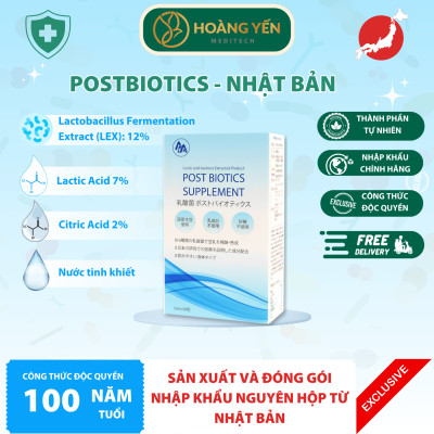 Postbiotics Supplement - Men vi sinh thế hệ mới từ Nhật bản
