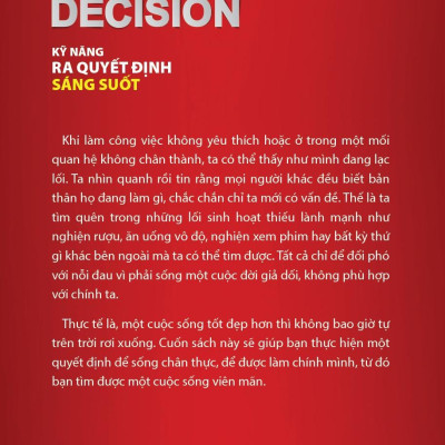 One Decision - Kỹ Năng Ra Quyết Định Sáng Suốt