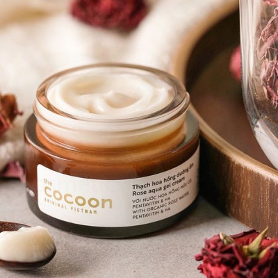 Thạch hoa hồng dưỡng ẩm Cocoon 30ml