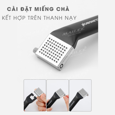 Thanh lốp nạy lốp bánh xe đạp và chà vá săm lốp xe đạp đa năng CB-BMX-01, chất liệu nhựa POM kèm 48 miếng vá - Mai Lee