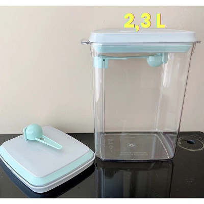 Hộp Đựng Sữa Bột Chống Ẩm Ankou, Hộp Trữ Sữa Cho Bé Hút Chân Không 2.3L