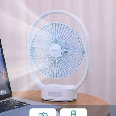 Quạt Để Bàn Tích Điện F0516, Động Cơ Siêu Khoẻ, Công Suất 12W, Chạy Êm - HÀNG CHÍNH HÃNG MINIIN