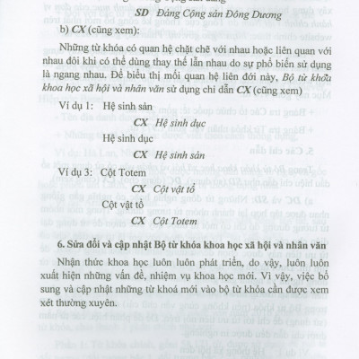 Bộ Từ Khóa Khoa Học Xã Hội Và Nhân Văn