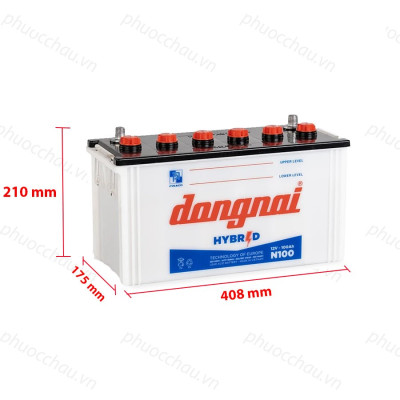Bình Ắc Quy 12V-100AH, Ắc Quy Dong Nai N100