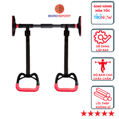 Xà đơn treo tường gắn cửa Cleacco bọc đệm PVC chống trượt BORO SPORT