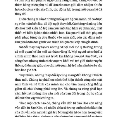 Vượt Qua Chuyện Sao Hỏa, Sao Kim - Kỹ Năng Gìn Giữ Và Phát Triển Cuộc Sống Lứa Đôi Trong Thế Giới Phức Tạp Ngày Nay