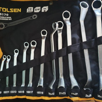 BỘ CHÌA KHÓA VÒNG - VÒNG (6X7- /30X32MM) 12 MÓN TOLSEN 15896 - HÀNG CHÍNH HÃNG