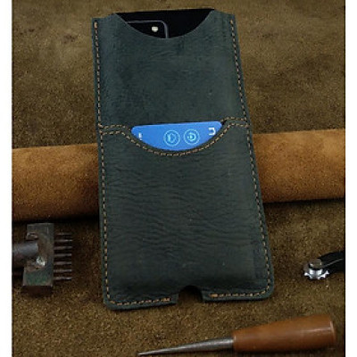 Bao Da Rút cho điện thoại XR, X/XS, 6/7/8 Da Bò Thật may máy cao cấp