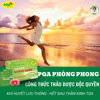 PQA Phòng Phong Thư Giãn Xương Khớp Trừ Phong Thấp Mạnh Gân Tốt Và Thần Kinh Tọa Hộp 25 gói