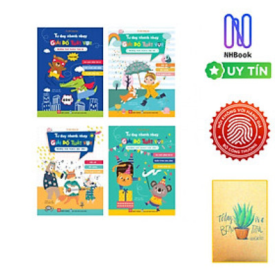 Combo (4 tập): Tư Duy Nhanh Nhạy, Giải Đố Thật Vui! - ( Tặng kèm sổ tay xương rồng ) - Đinh Tị Books