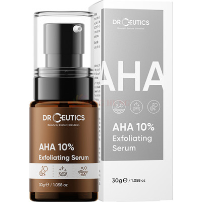 Tẩy tế bào chết DrCeutics AHA 10% Exfoliating Serum (30g) - Hàng chính hãng