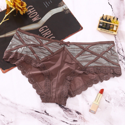 Quần Lót Nữ Thun Lạnh Phối Chéo Cao Cấp 1783 – Gợi Cảm, Êm Ái, Thoáng Mát