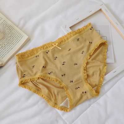 Combo 5 Quần Lót Nữ Cotton Tăm Hoa Nhí 3358 – Mềm Mại, Co Giãn, In Hoa Nhí Xinh Xắn