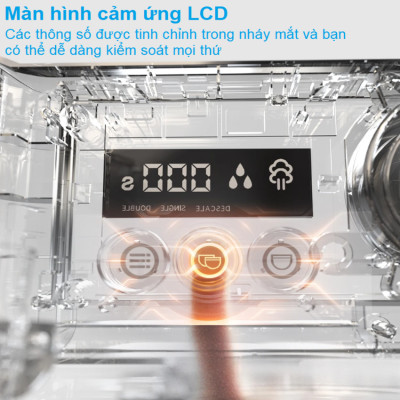 Máy pha cà phê Espresso HiBREW H7A chuyên nghiệp 3 in 1 Thương hiệu Mỹ cao cấp Công Suất 3000W, Dung tích 2,8 lít, Áp suất 20 bars - Bảo hành 12 Tháng, Hàng chính hãng