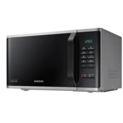 Lò vi sóng tráng men Samsung Dòng vi sóng 23L (MS23K3513AS) | Rã Đông Nhanh Chóng | Khoang lò tráng men CERAMIC INSIDE - Hàng chính hãng