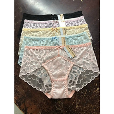 Combo 10 Quần lót ren cạp cao dành cho người mập 40 kg đến 80kg hàng cao cấp