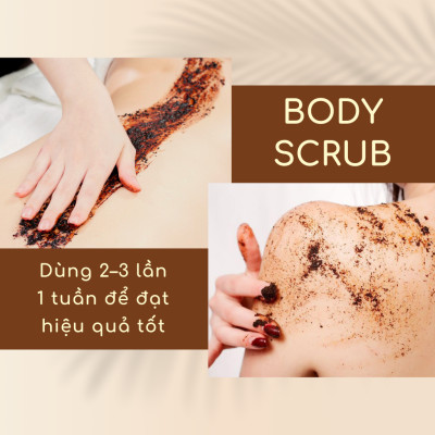 Scrub Cà Phê Hữu Cơ Cho Body – Tẩy Tế Bào Chết Làm Sáng Mịn Da - 225gr