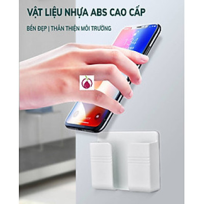Kệ Dán Tường Đa Năng Giá Để Điện Thoại Điều Khiển Remote Khay Dán Tường Tiện Lợi- Khay Đựng Đa Năng Dán Tường không khoan đục Hàng chính hãng