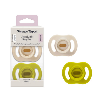 Ty Ngậm Silicon Siêu Nhẹ Cho Bé Tommee Tippee Ultra Light 6-18 Tháng (Vỉ Đôi)
