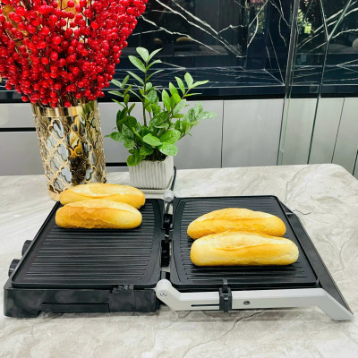 Máy Ép Bánh Mì Pate YiLi Y2688, Máy Kẹp Nướng Bánh Mì, Máy Nướng Ép Bánh Mì hàng nhập khẩu