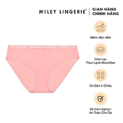 Quần Lót Thun Lạnh Viền Ren Comfort Miley Lingerie BMS