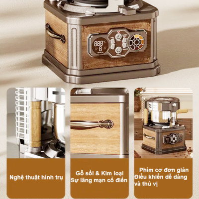 Máy rang hạt cà phê không khói tự động chuyên nghiệp. Thương hiệu Đài Loan cao cấp Wing Kwong WCR-150. HÀNG CHÍNH HÃNG