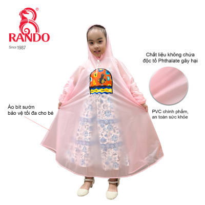 ÁO MƯA TRẺ EM - BISUR KIDS TRONG MÀU - Hàng chính hãng