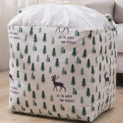 Túi Bạt Đựng Quần Áo, Chăn Mền, Túi Chăn 100L Chống Thấm Nước - Sọt Đựng Đồ Gấp Gọn Cỡ Đại 50x40x50cm - Hàng Chính Hãng