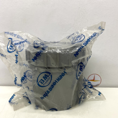 Bít xả ren ngoài 140 (Male threaded clean out) nhựa PVC Bình Minh _BXRN140
