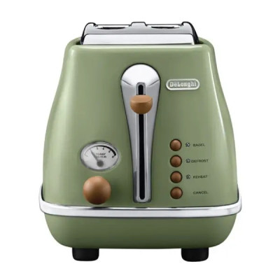 [Hàng chính hãng] Máy nướng bánh mì DeLonghi Icona Vintage CTOV2103 (BG/ GR)