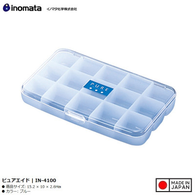 Hộp đựng thuốc chia ngăn Inomata Pure Aid - Hàng Nội Địa Nhật Bản