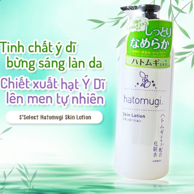 Nước dưỡng da chiết xuất hạt ý dĩ s select 500ml/chai