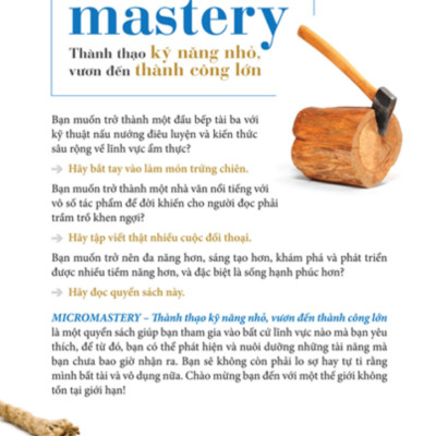 Micromastery - Thành Thạo Kỹ Năng Nhỏ, Vươn Đến Thành Công Lớn