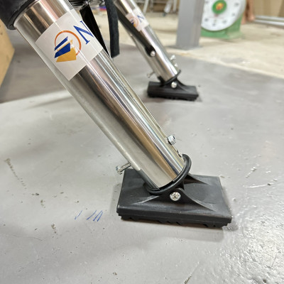 Thang Nikita  inox rút đơn 3,2 m tiện cất gọn, di chuyển, chống trượt an toàn, tải trọng đến 150kg