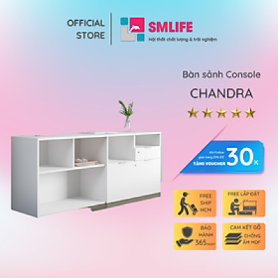 Bàn sảnh ra vào gỗ hiện đại SMLIFE Chandra