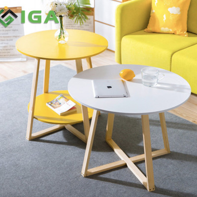 Bàn trà Bắc Âu Chân vuông mặt 60cm gp51