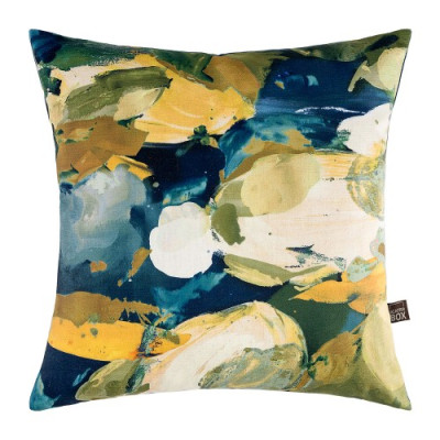 SCATTER BOX Vỏ Gối Cao Cấp nhập khẩu Ireland Anh Quốc JAGER màu NAVY/GREEN kích thước 45x45 cm phong cách hiện đại