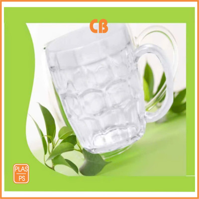 [CHÍNH HÃNG] Combo 10 Ly nhựa trong suốt lớn có quai – bền đẹp, an toàn, tiện lợi