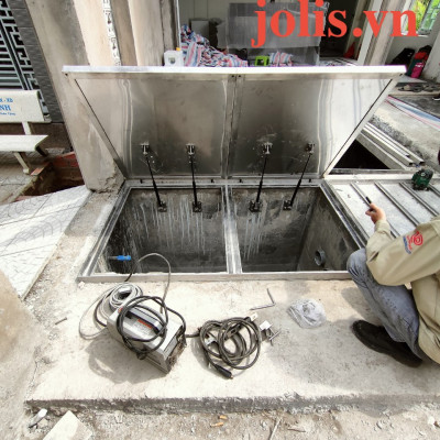 Nắp hố ga inox 1000kg KT: 80x80cm- BẢO HÀNH 2 NĂM