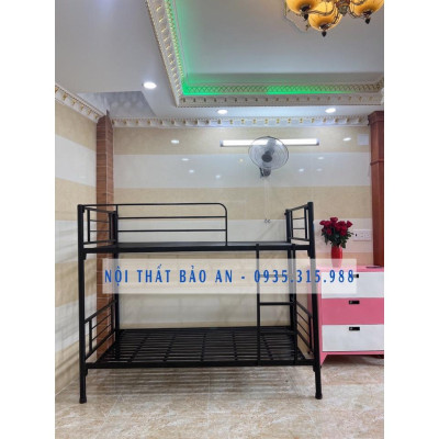 Giường sắt 2 tầng ngang 1m2 dài 2m – BA120