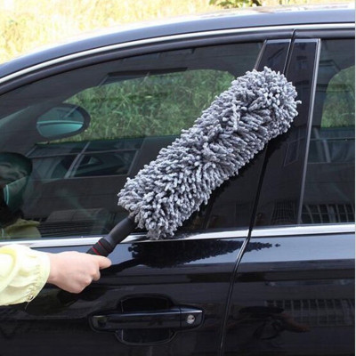 Chổi lau bụi ô tô xe hơi nhà cửa sợi dầu siêu mềm chuyên dụng có thể kéo dài cán