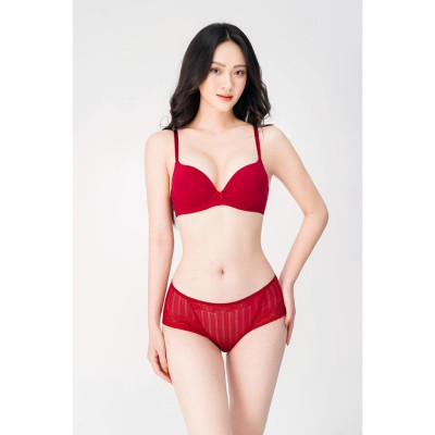 Quần Lót Nữ Toàn Ren LUPERI LU3QL753 Kiểu Dáng Lưng Cao Chất Liệu Thoáng Mát Co Giãn Bền Màu An Toàn Cho Làn Da