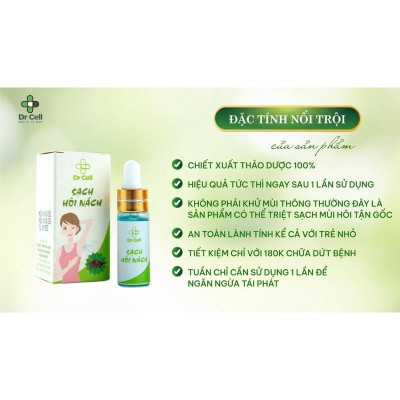 Sạch Hôi Nách DR CELL 10ml