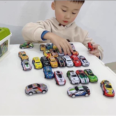 Thùng đồ chơi 30 xe ô tô nhiều màu sắc , nhiều loại