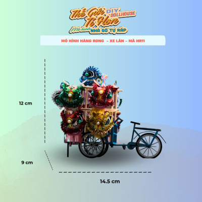 MÔ HÌNH TỰ LẮP RÁP DIY SÀI GÒN XƯA - XE LÂN - HR11